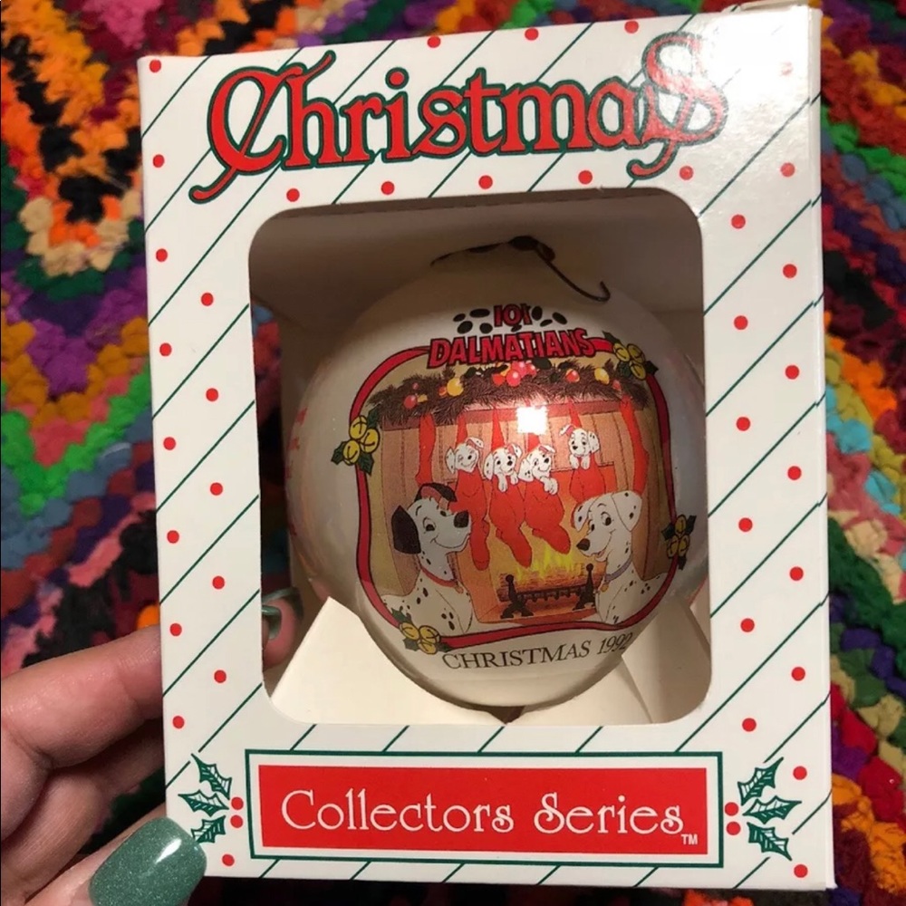 101 Dalmatians Disney glass collectors ornament